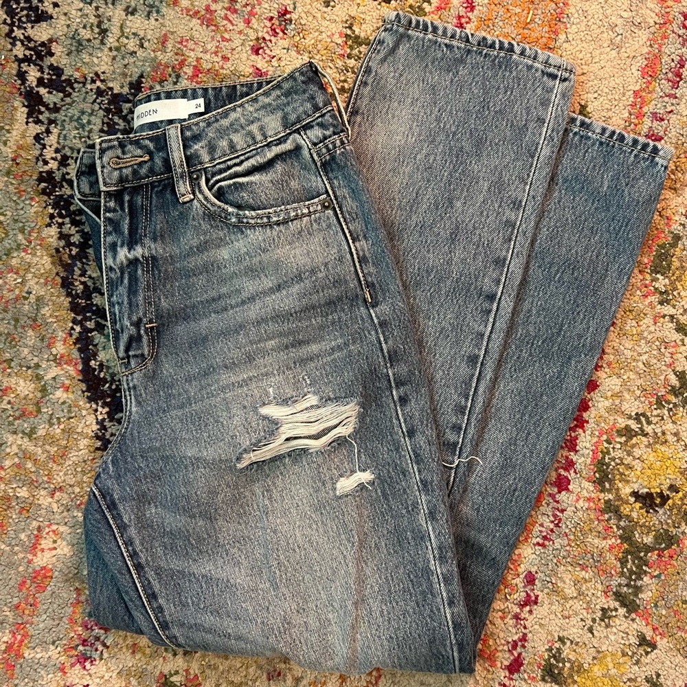 Hidden Mom Jeans size 24 NWOT